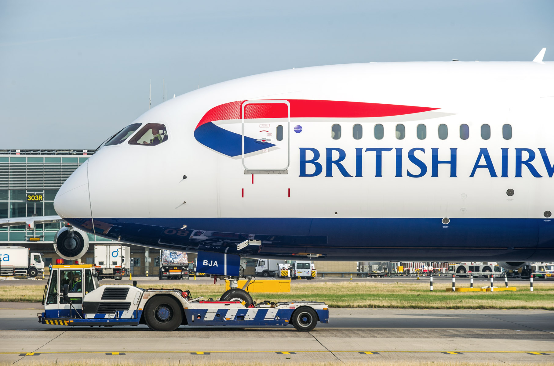 Heathrow Airport, British Airways Boeing 787-8 Dreamliner